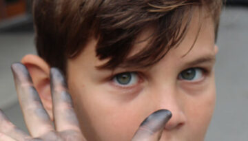 boy charcoal